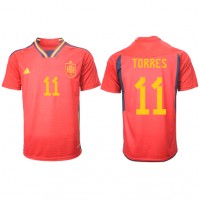 Echipament fotbal Spania Ferran Torres #11 Tricou Acasa Mondial 2022 maneca scurta